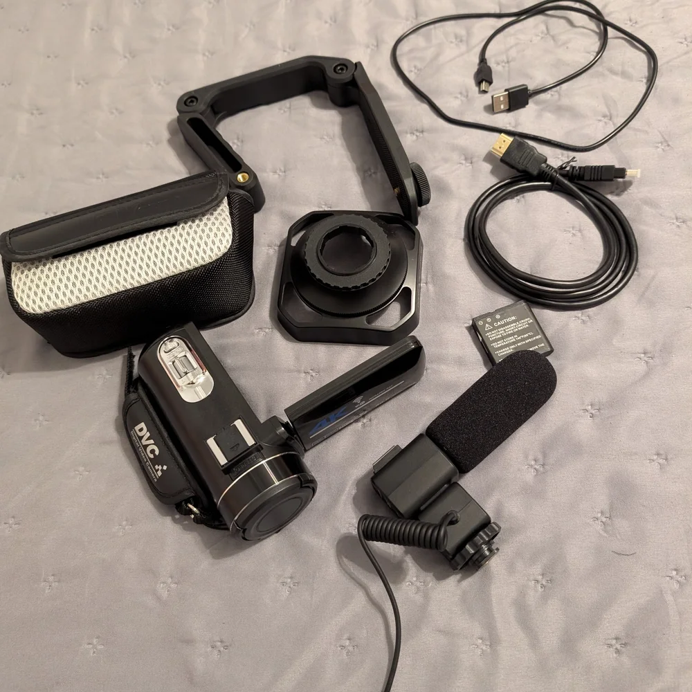 Black Video Camera Kit